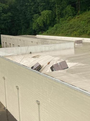 Part of Marion City Square’s roof collapses during heavy rains
