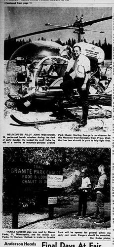 Night of the Grizzlies newspaper clip