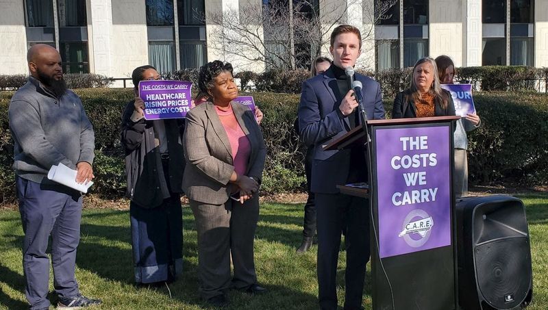Ty McFarland with the North Carolina League of Conservation Voters says residential customers are feeling the squeeze of higher utility costs as Duke Energy is seeing record profits.