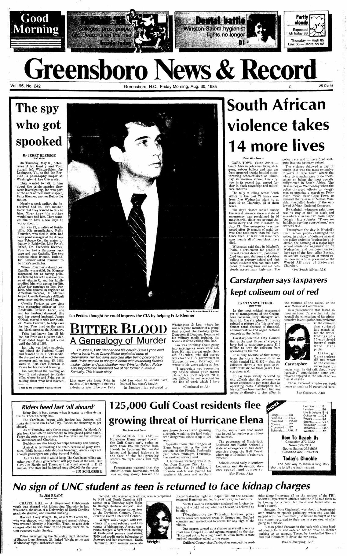 Bitter Blood: The spy who got spooked