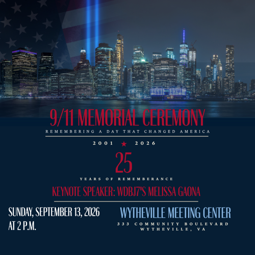 Community to Mark 25th Anniversary of Sept. 11 with Memorial Ceremony