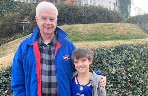 Grandfather and grandson