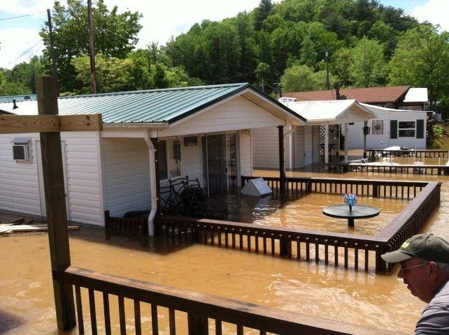 Marion Moose Lodge's campground sees waters rise