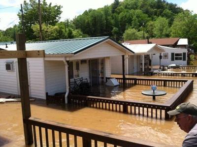 Marion Moose Lodge's campground sees waters rise