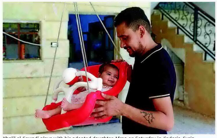 Syrian earthquake baby turns 6 months old
