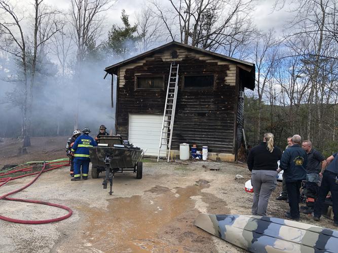 Woodlawn home of firefighter, paramedic burns Tuesday