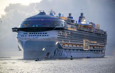 Royal Caribbean’ s Star of the Seas arrives at Port Canaveral on Aug. 9, 2026.