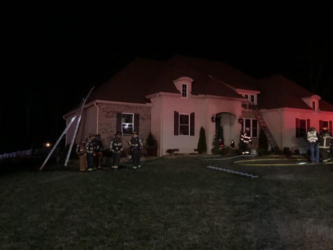 Firefighters respond to house fire in West Marion area