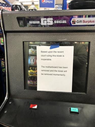 Store owners urged to remove video sweepstakes machines