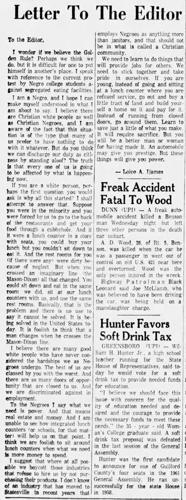 Letter to the editor 03-17-60