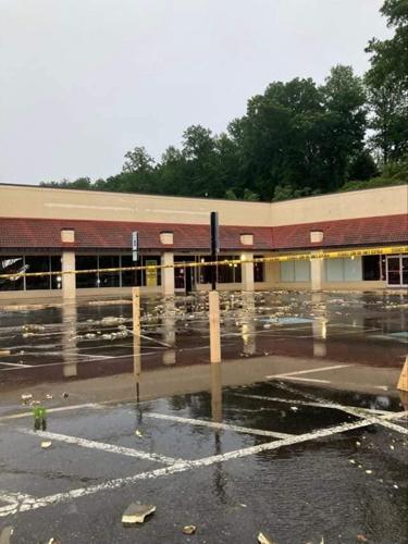 Part of Marion City Square’s roof collapses during heavy rains