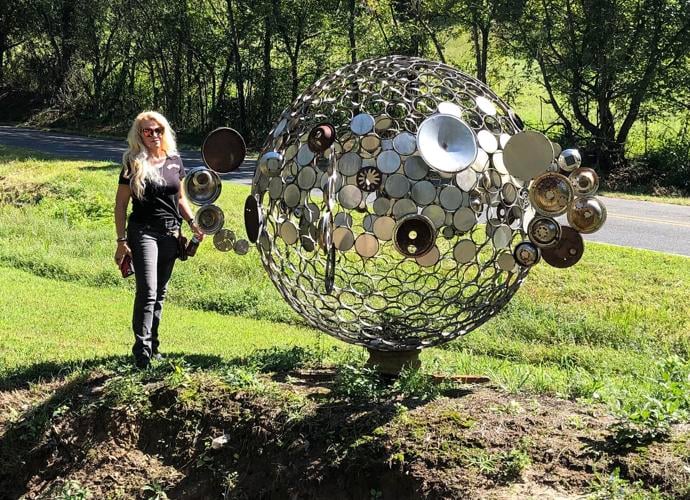 Local artist Betty Ballew creates sculpture of Bigfoot