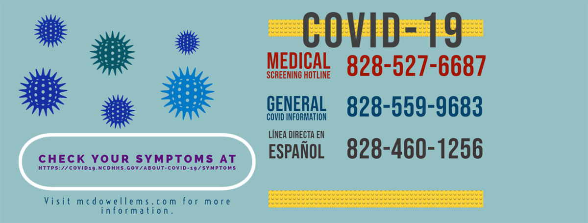 Update: One additional death due to COVID-19, 35 more McDowell residents test positive