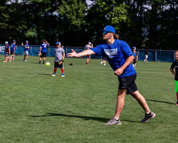 Camping out: Conference champion Titans host annual youth baseball camp