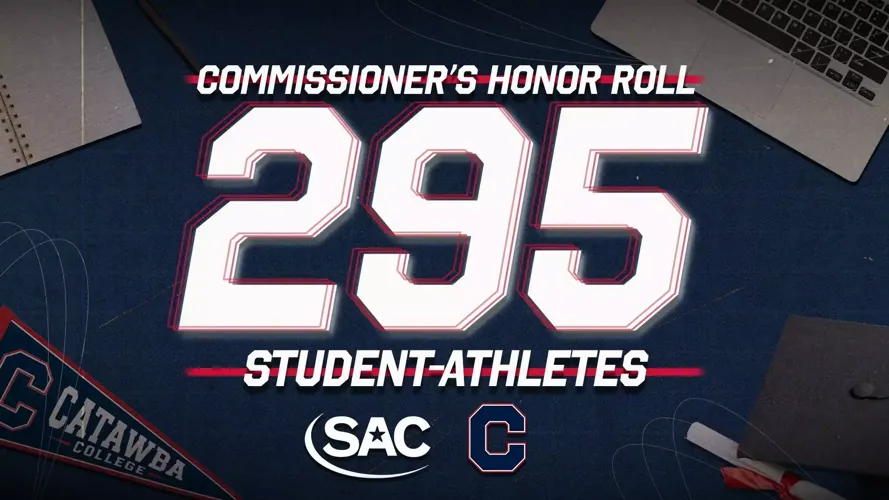 295 Catawba student-athletes named to SAC Commissioner's Honor Roll
