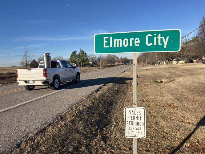 Elmore City sign