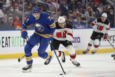 Sabres Devils third