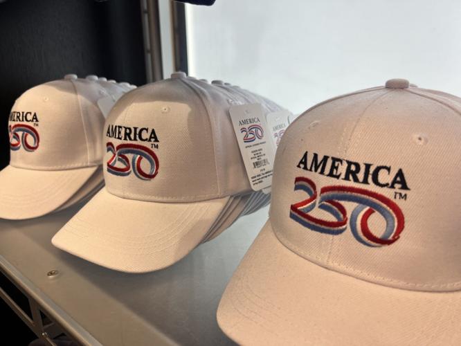USA 250 logo baseball caps