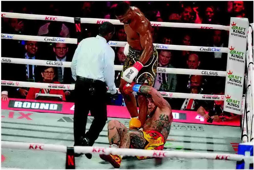 Anthony Joshua knocks out Jake Paul in 6th round to win