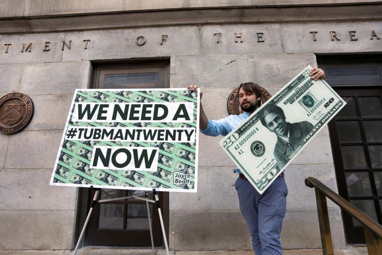 FILE PHOTO: House Democrats hold news conference to protest against delay in putting Harriet Tubman on the new $20 bill