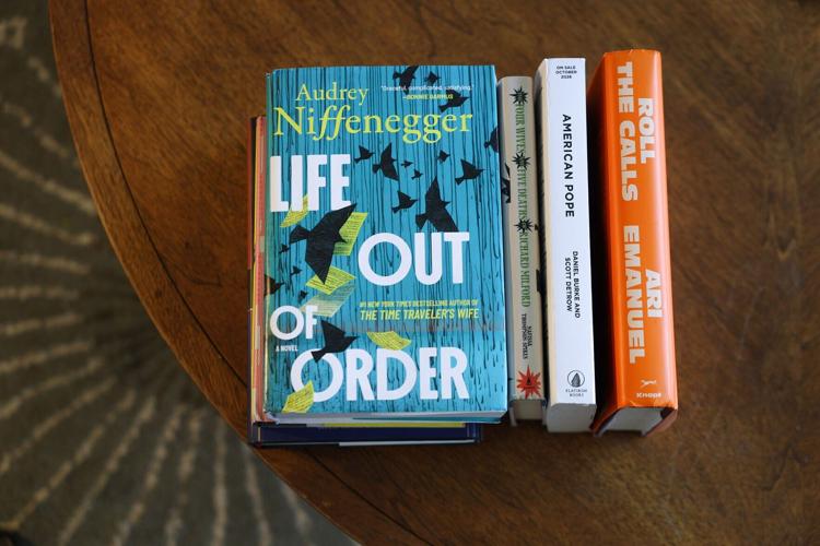 Chris Borrelli’ s Fall book preview includes local authors "Life Out of Order," by Audrey Niffenegger, "The Four Wives and Five Deaths of Richard Milford," by Nafissa Thompson Spires and "American Pope," by Daniel Burke and Scott Detrow.