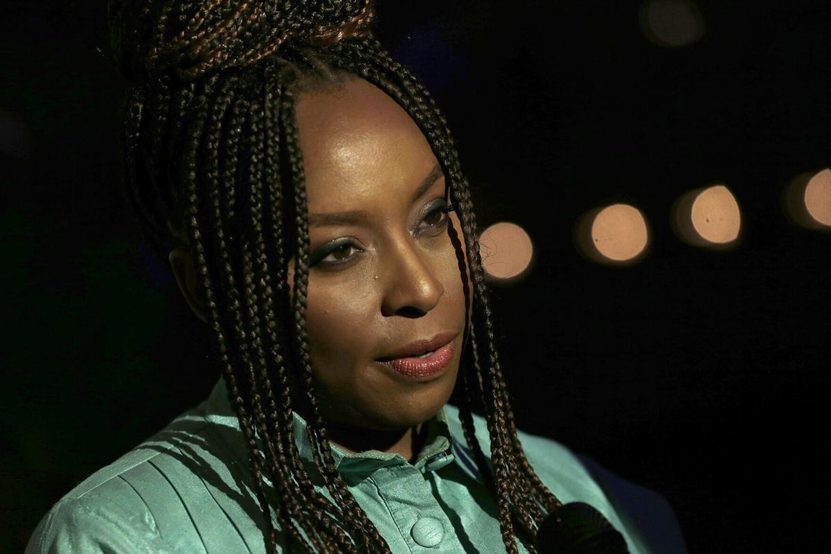 Chimamanda Ngozi Adichie attends Equality Now 30th Anniversary Gala at Guastavino's on Nov. 15, 2022, in New York City.