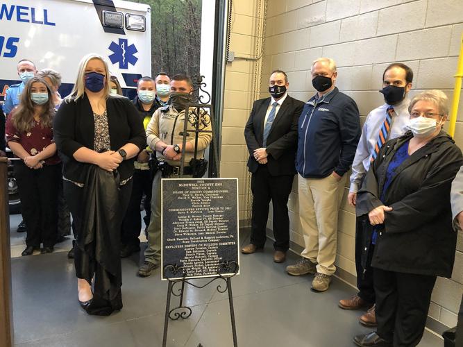 Local officials cut ribbon for new McDowell EMS station
