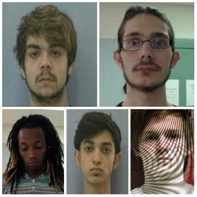 4 charged, 1 wanted in Marion theft