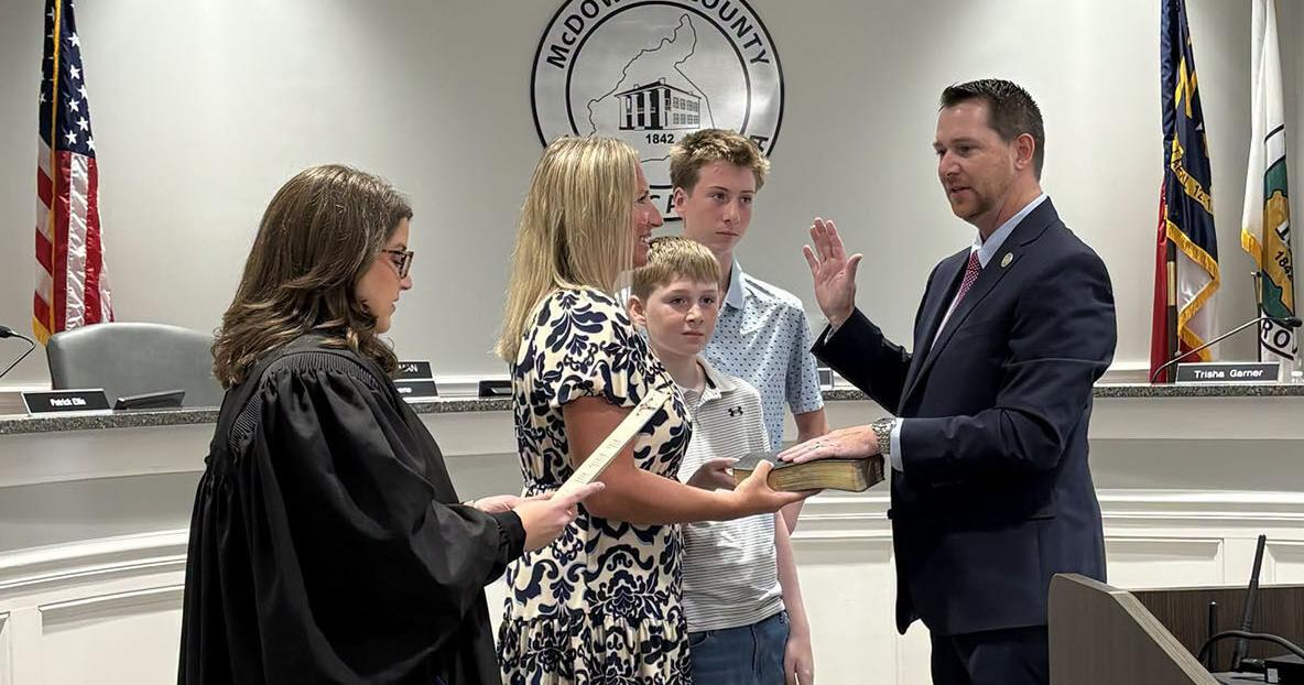 New McDowell County sheriff sworn in after former sheriff retires