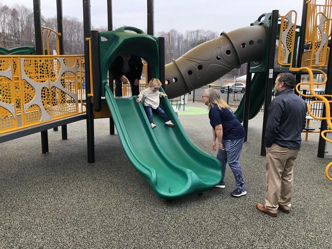 McDowell officials open new playground at Maple Leaf Complex