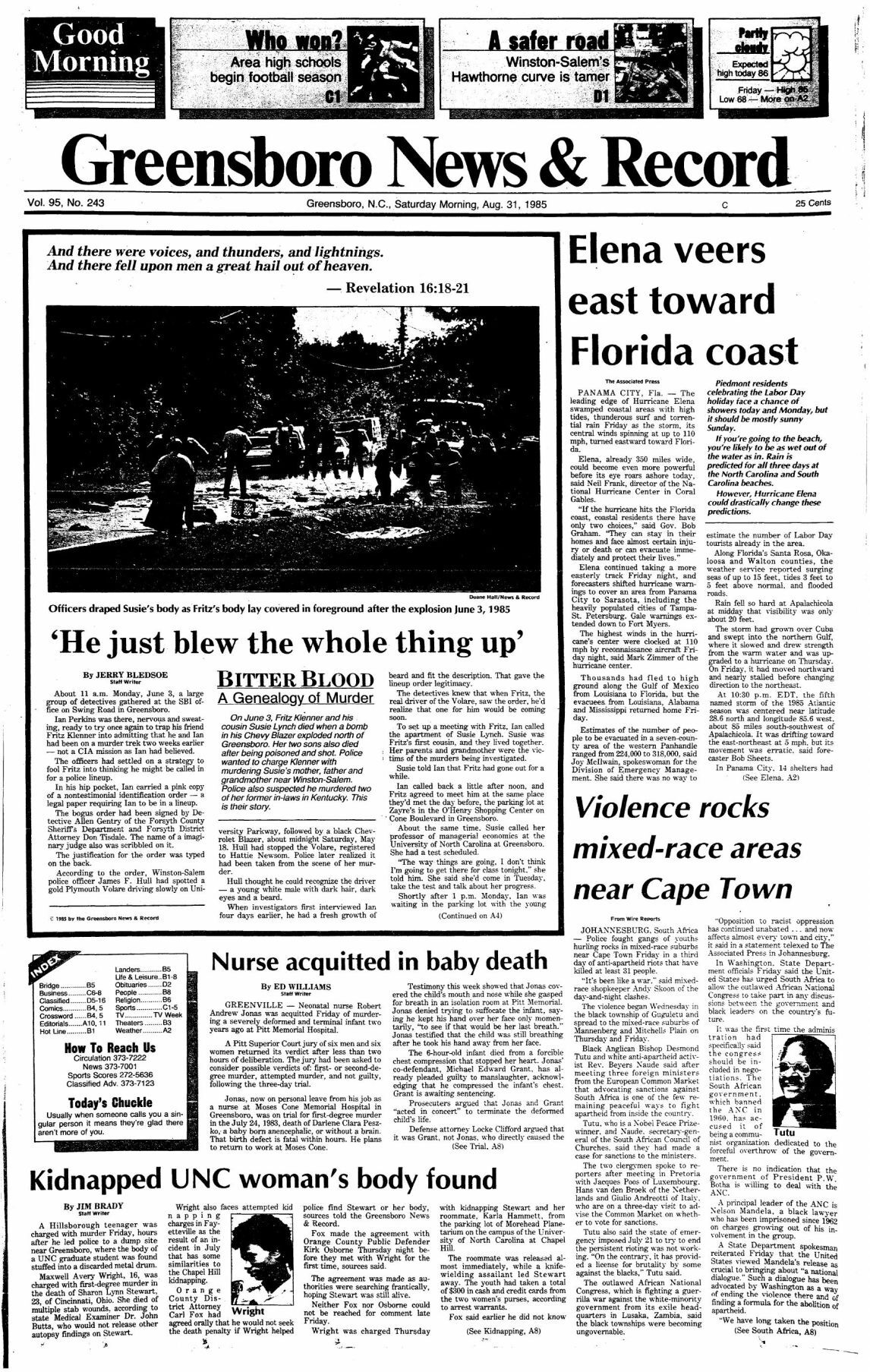 Bitter Blood: He just blew the whole thing up