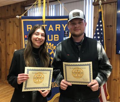 Rotary of Marion recognizes Students of the Week