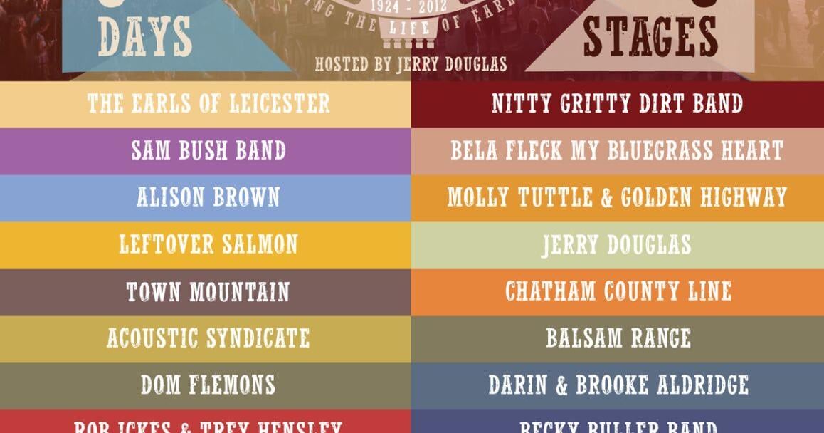 Earl Scruggs Music Festival adds Town Mountain to lineup. Daily
