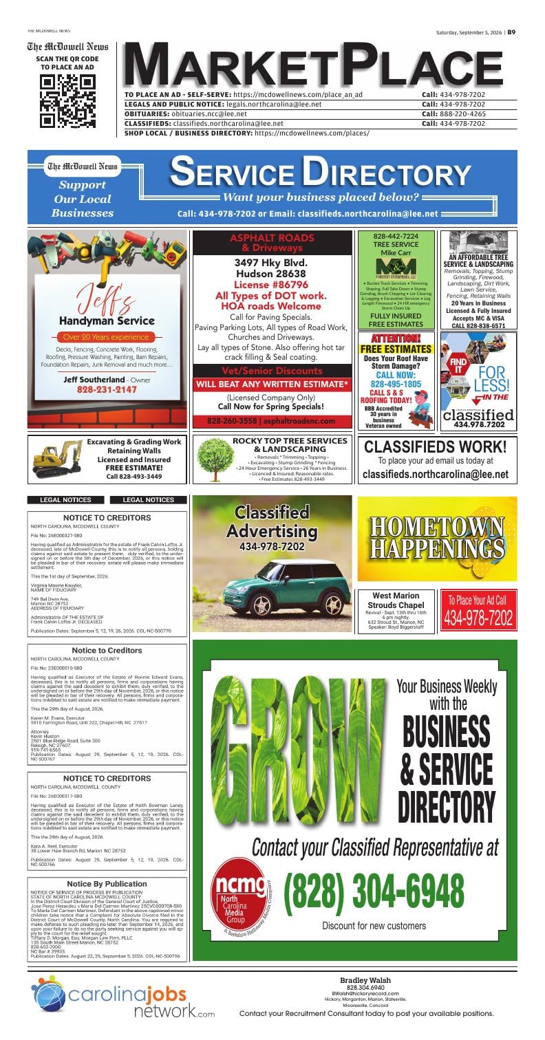 Page B9