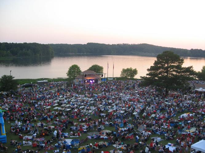 Concert and Fireworks at Cauble Park in Acworth