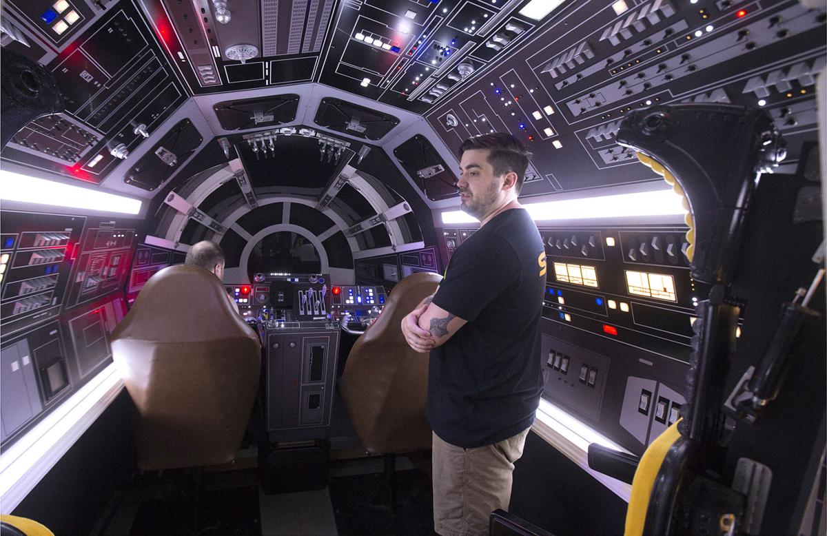 Millennium Falcon Opens To Star Wars Fans At The Battery