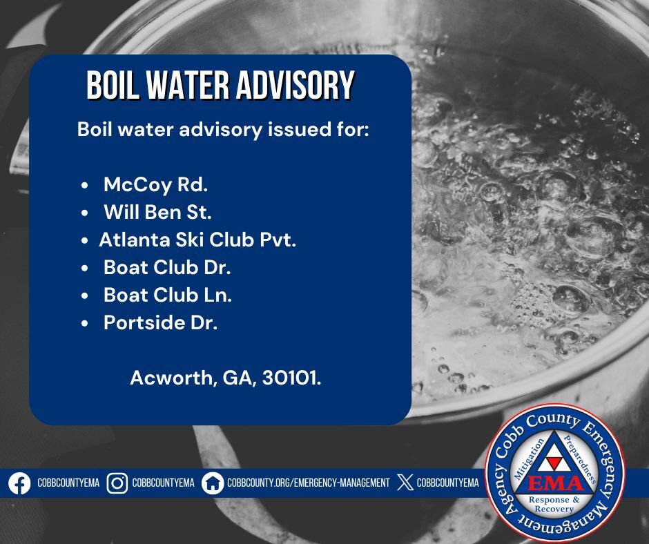 Cobb issues boil water advisory | Local News | mdjonline.com