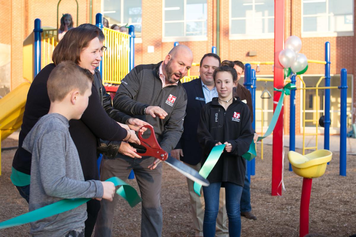 Roswell North Elementary first school in Georgia to receive playground