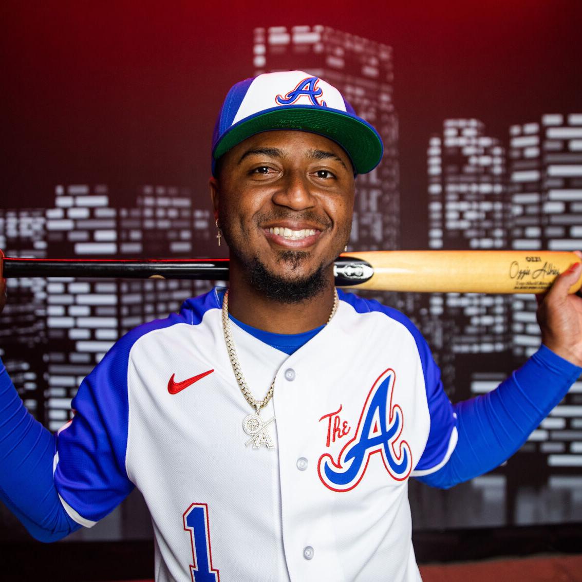 Marcell Ozuna Atlanta Braves City Connect Jersey by NIKE