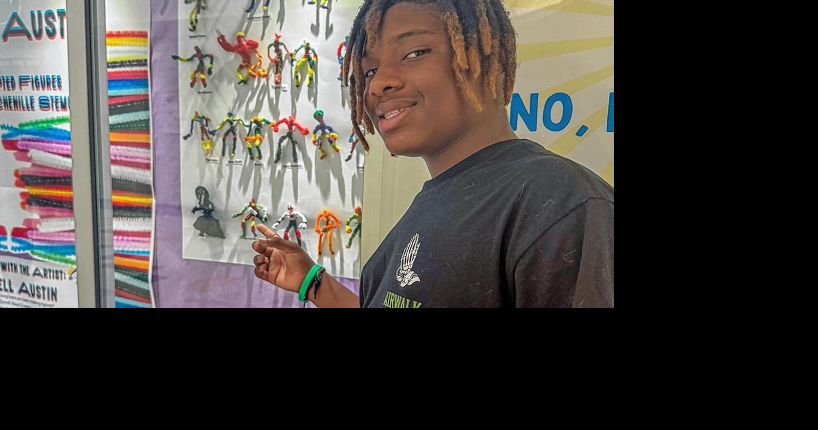 East Cobb Middle's Dytrell Austin: Creator of action figures