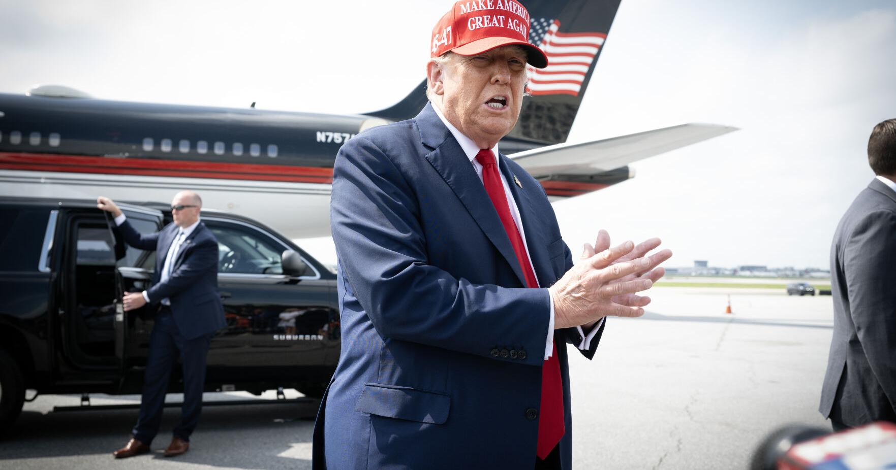 Trump makes stop in Atlanta - Vimarsana News