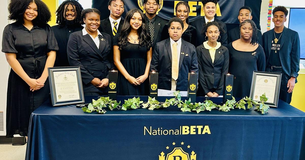 Beta Club Grad Global Leadership Academy Beta Club Inducts 12 Members | Education ...