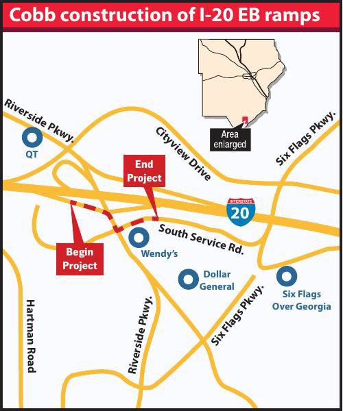 Cobb eyeing upgrades to I-20 eastbound ramps; townhome demolitions in ...