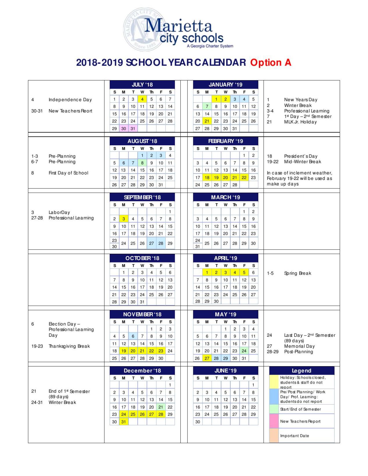 2018 2019 Calendar Option A.pdf mdjonline