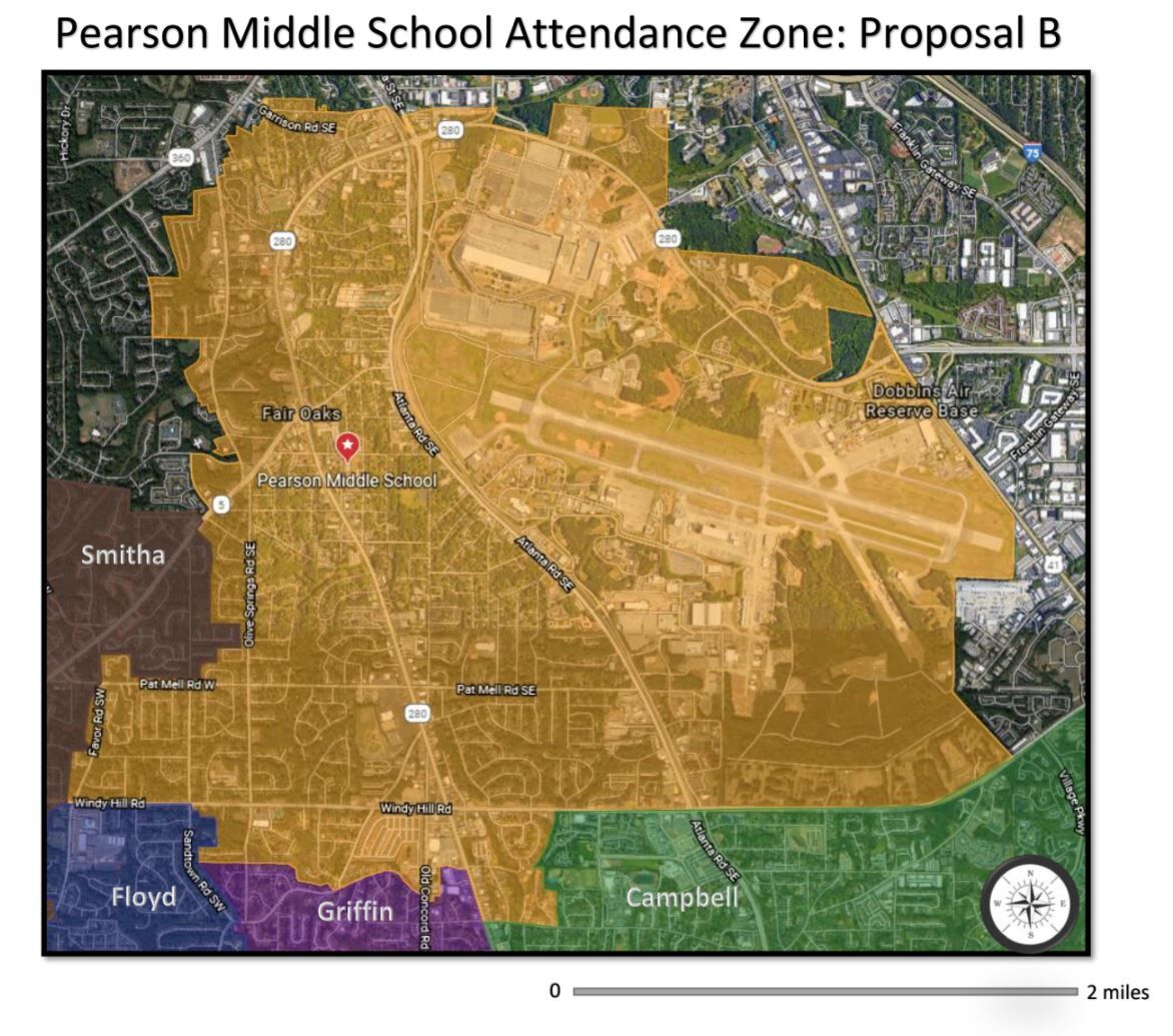 Cobb school board to decide attendance zones for new middle school