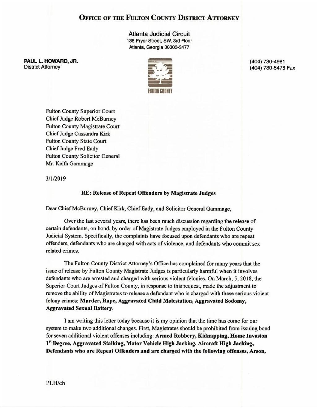 Fulton Da Criminal Division Other Changes Needed To Fix Justice