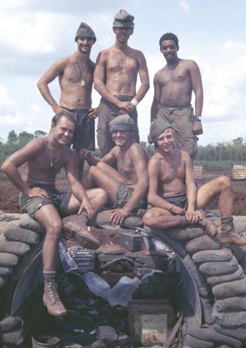 Vietnam exhibit 2 soldiers on break