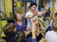 Dansby Swanson surprises his mom at the Marietta school where she