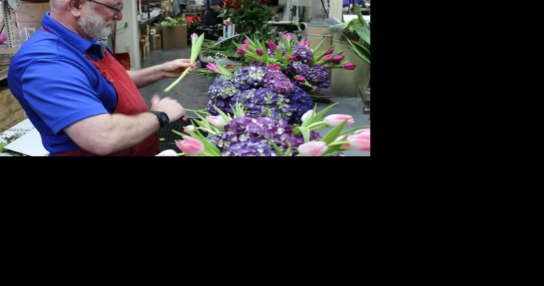 Kiss from a Rose Cobb florists prepare for ‘crazy’ Valentine’s Day