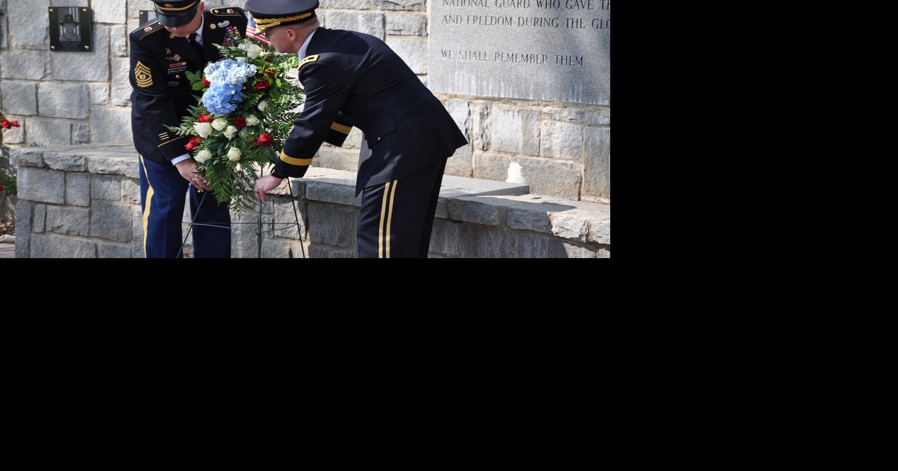 'We pause to honor them' National Guard marks Memorial Day in Marietta